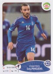 2013 Panini Road to 2014 FIFA World Cup Brazil Stickers #283 Dimitris Salpingidis Front