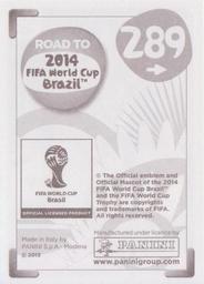 2013 Panini Road to 2014 FIFA World Cup Brazil Stickers #289 Ivan Strinic Back