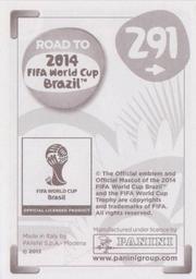 2013 Panini Road to 2014 FIFA World Cup Brazil Stickers #291 Luka Modric Back