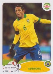 2013 Panini Road to 2014 FIFA World Cup Brazil Stickers #2 Adriano Front