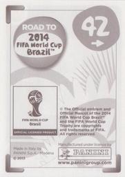 2013 Panini Road to 2014 FIFA World Cup Brazil Stickers #42 Jerome Boateng Back
