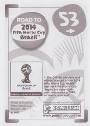 2013 Panini Road to 2014 FIFA World Cup Brazil Stickers #53 Mario Gomez Back