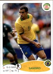 2013 Panini Road to 2014 FIFA World Cup Brazil Stickers #8 Sandro Front