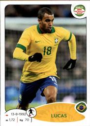 2013 Panini Road to 2014 FIFA World Cup Brazil Stickers #9 Lucas Front