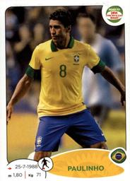 2013 Panini Road to 2014 FIFA World Cup Brazil Stickers #11 Paulinho Front