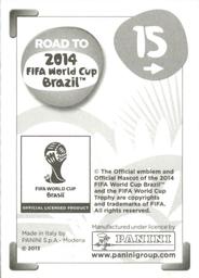 2013 Panini Road to 2014 FIFA World Cup Brazil Stickers #15 Fred Back