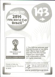 2013 Panini Road to 2014 FIFA World Cup Brazil Stickers #143 Roberto Soldado Back