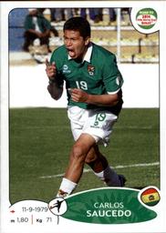 2013 Panini Road to 2014 FIFA World Cup Brazil Stickers #157 Carlos Saucedo Front
