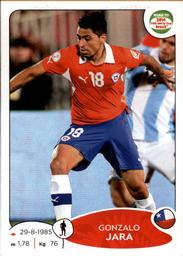 2013 Panini Road to 2014 FIFA World Cup Brazil Stickers #162 Gonzalo Jara Front