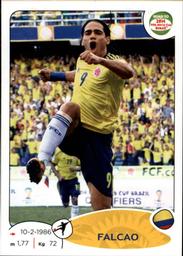 2013 Panini Road to 2014 FIFA World Cup Brazil Stickers #184 Falcao Front
