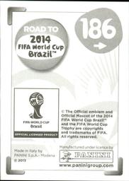 2013 Panini Road to 2014 FIFA World Cup Brazil Stickers #186 Jackson Martinez Back