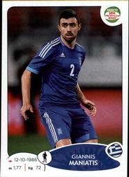 2013 Panini Road to 2014 FIFA World Cup Brazil Stickers #272 Giannis Maniatis Front