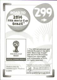 2013 Panini Road to 2014 FIFA World Cup Brazil Stickers #299 Maarten Stekelenburg Back