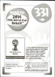 2013 Panini Road to 2014 FIFA World Cup Brazil Stickers #331 Sergei Ignashevich Back