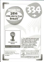 2013 Panini Road to 2014 FIFA World Cup Brazil Stickers #334 Igor Denisov Back