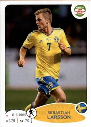 2013 Panini Road to 2014 FIFA World Cup Brazil Stickers #349 Sebastian Larsson Front