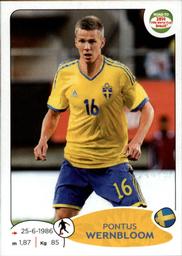 2013 Panini Road to 2014 FIFA World Cup Brazil Stickers #350 Pontus Wernbloom Front