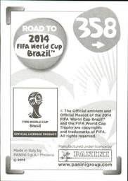 2013 Panini Road to 2014 FIFA World Cup Brazil Stickers #358 Ricardo Rodriguez Back
