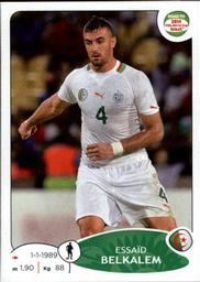 2013 Panini Road to 2014 FIFA World Cup Brazil Stickers #374 Essaid Belkalem Front