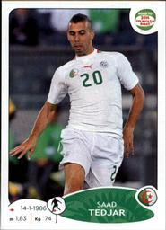 2013 Panini Road to 2014 FIFA World Cup Brazil Stickers #379 Saad Tedjar Front