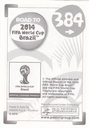 2013 Panini Road to 2014 FIFA World Cup Brazil Stickers #384 Souleymane Bamba Back
