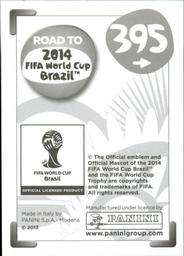 2013 Panini Road to 2014 FIFA World Cup Brazil Stickers #395 Salomon Kalou Back