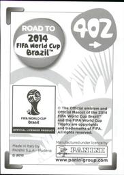 2013 Panini Road to 2014 FIFA World Cup Brazil Stickers #402 Hiroki Sakai Back