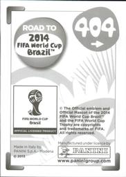 2013 Panini Road to 2014 FIFA World Cup Brazil Stickers #404 Makoto Hasebe Back