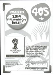 2013 Panini Road to 2014 FIFA World Cup Brazil Stickers #405 Keisuke Honda Back