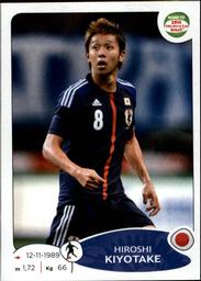 2013 Panini Road to 2014 FIFA World Cup Brazil Stickers #408 Hiroshi Kiyotake Front