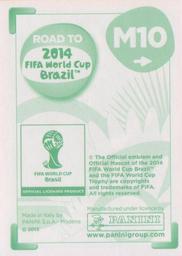 2013 Panini Road to 2014 FIFA World Cup Brazil Stickers - Mexico de Oro #M10 Nestor Vidrio Back