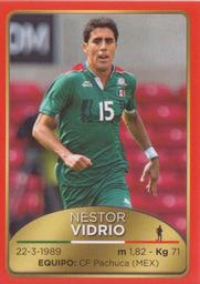 2013 Panini Road to 2014 FIFA World Cup Brazil Stickers - Mexico de Oro #M10 Nestor Vidrio Front