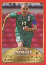 2013 Panini Road to 2014 FIFA World Cup Brazil Stickers - Mexico de Oro #M13 Jorge Enriquez Front