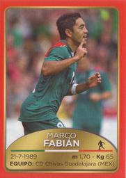 2013 Panini Road to 2014 FIFA World Cup Brazil Stickers - Mexico de Oro #M14 Marco Fabian Front