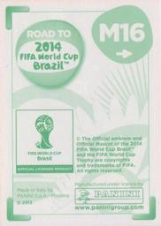 2013 Panini Road to 2014 FIFA World Cup Brazil Stickers - Mexico de Oro #M16 Giovani Dos Santos Back