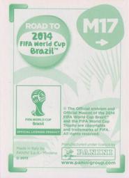 2013 Panini Road to 2014 FIFA World Cup Brazil Stickers - Mexico de Oro #M17 Raul Jimenez Back