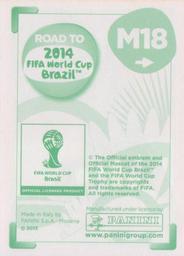 2013 Panini Road to 2014 FIFA World Cup Brazil Stickers - Mexico de Oro #M18 Oribe Peralta Back