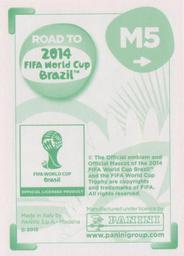 2013 Panini Road to 2014 FIFA World Cup Brazil Stickers - Mexico de Oro #M5 Israel Jimenez Back