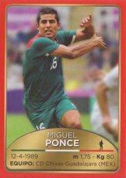 2013 Panini Road to 2014 FIFA World Cup Brazil Stickers - Mexico de Oro #M7 Miguel Ponce Front