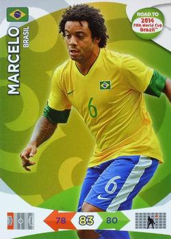 2013 Panini Adrenalyn XL Road to 2014 FIFA World Cup Brazil #17 Marcelo Front