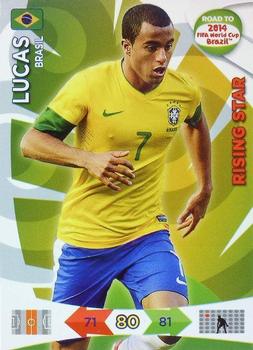 2013 Panini Adrenalyn XL Road to 2014 FIFA World Cup Brazil #19 Lucas Front