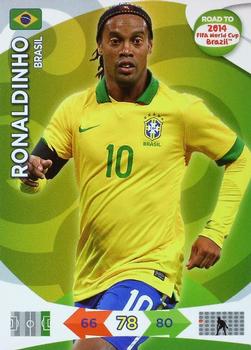 2013 Panini Adrenalyn XL Road to 2014 FIFA World Cup Brazil #24 Ronaldinho Front