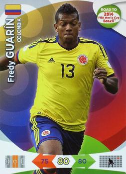 2013 Panini Adrenalyn XL Road to 2014 FIFA World Cup Brazil #33 Fredy Guarin Front
