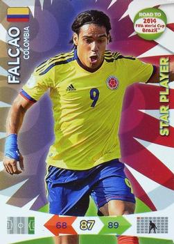 2013 Panini Adrenalyn XL Road to 2014 FIFA World Cup Brazil #35 Falcao Front