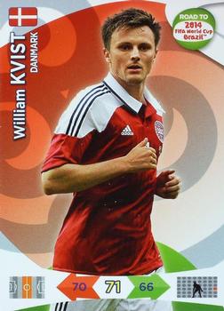 2013 Panini Adrenalyn XL Road to 2014 FIFA World Cup Brazil #40 William Kvist Front