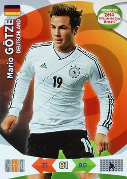 2013 Panini Adrenalyn XL Road to 2014 FIFA World Cup Brazil #52 Mario Gotze Front
