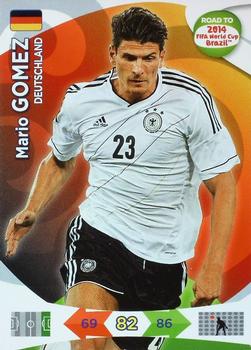 2013 Panini Adrenalyn XL Road to 2014 FIFA World Cup Brazil #60 Mario Gomez Front
