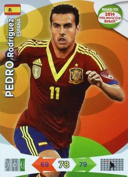 2013 Panini Adrenalyn XL Road to 2014 FIFA World Cup Brazil #87 Pedro Rodriguez Front