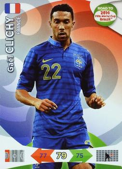2013 Panini Adrenalyn XL Road to 2014 FIFA World Cup Brazil #89 Gael Clichy Front