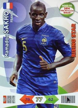 2013 Panini Adrenalyn XL Road to 2014 FIFA World Cup Brazil #92 Mamadou Sakho Front